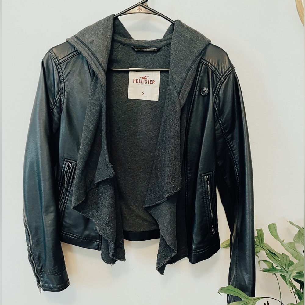 Hollister Leather Jacket